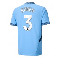 Dres Manchester City Ruben Dias #3 Domáci 2024-25 Krátky Rukáv
